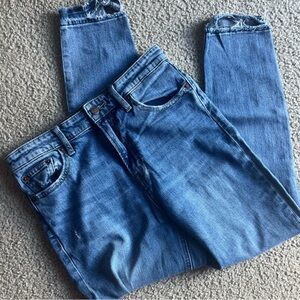 Lucky Brand Blue Ankle Cropped Jeans
